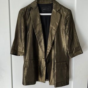 GUC! BCBG Gold metallic jacket